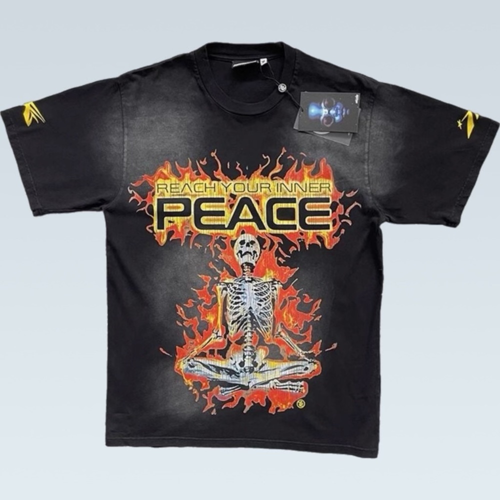 HELLSTAR Reach Your Inner Peace Fire T-Shirt